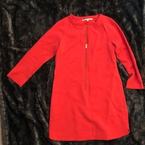 Rachel Roy Coral Tunic Dress gold zippers